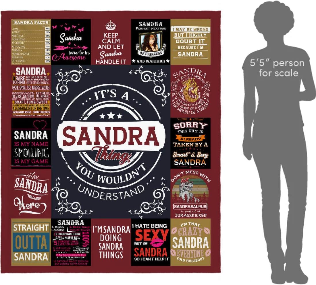 Personalized It's A Name Thing You Wouldn't Understand Blanket, Custom Name Warm Soft Throw Best Birthday Christmas Thanksgiving Graduation Gift Idea for Her (Fleece, 50" x 60")