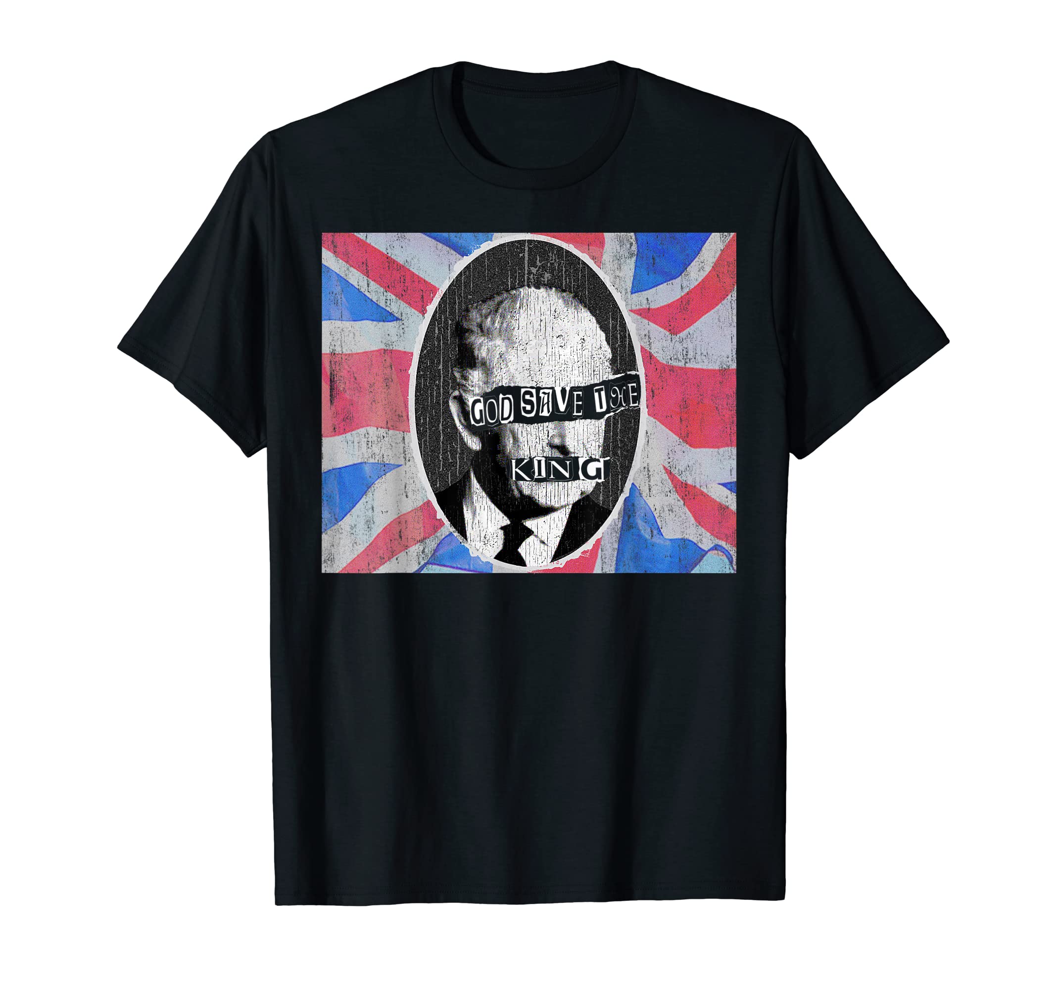 Classic Punk RockGod Save The King 70s Punk Rock King Of England King Charles T-ShirtOEKO-TEX STANDARD 100