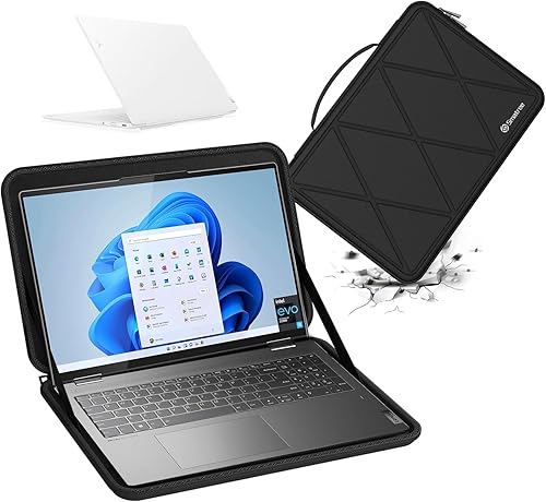 Vista 29 de Funda protectora EVA rígida Smatree compatible con Lenovo Yoga Slim 7 Gen 8 de 14 pulgadas, para Lenovo 14e Chromebook Gen2 de 14 pulgadas, Yoga Pro