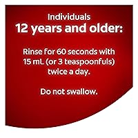Vista 9 de Colgate Enjuague bucal blanco óptico blanqueador, menta fresca, 16.0 fl oz (paquete de 6)