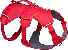 Ruffwear, Web Master, arnês multiuso para cães, caminhadas e corridas, serviço e trabalho, uso diário, Red Canyon, pequeno