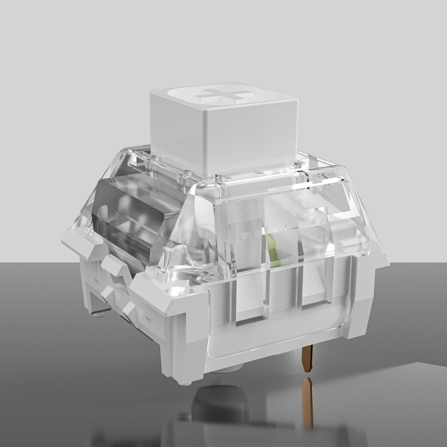 Kailh Box White Pro Switches for mx Mechanical Keyboard,3-Pin Thick Clicky/Firm Response/Gaming/RGB/Crisp Sound Switches(Box White Pro 108pcs)