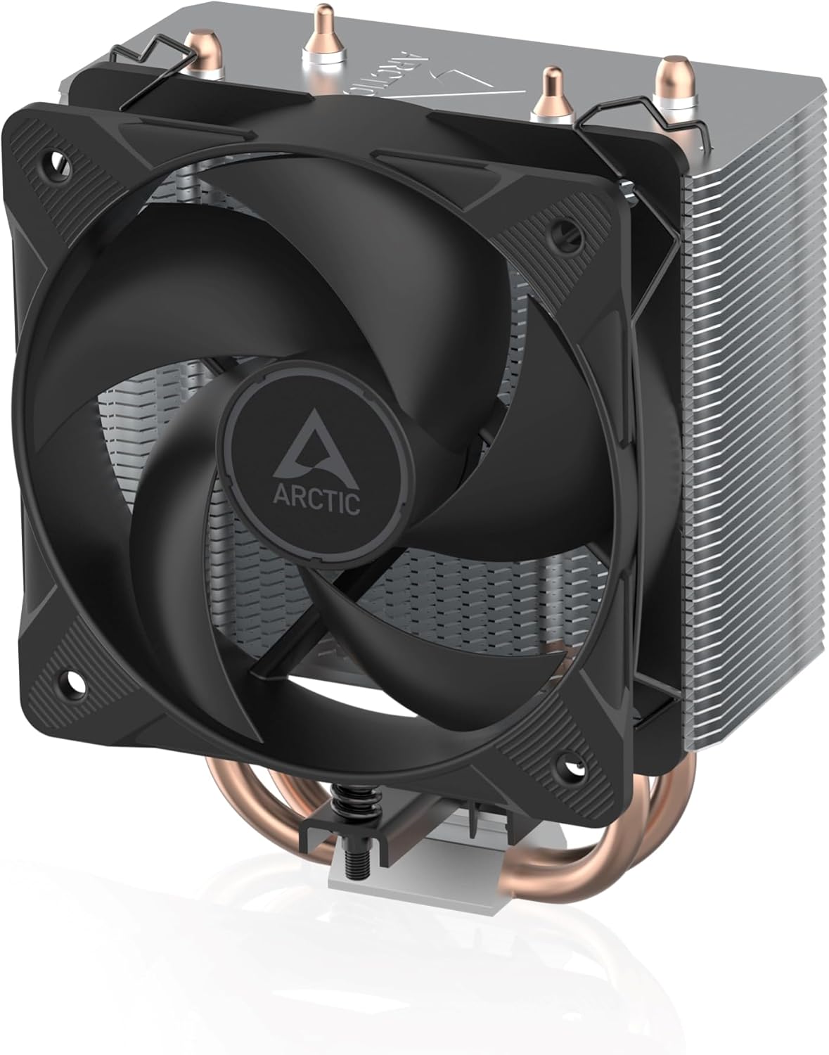 ARCTIC Freezer 8A Compact CPU Cooler for AMD AM5/AM4, Offset Mount, 100mm PWM Fan, Pre-Applied MX-6 Thermal Compound, Hydrodynamic Sleeve Bearing