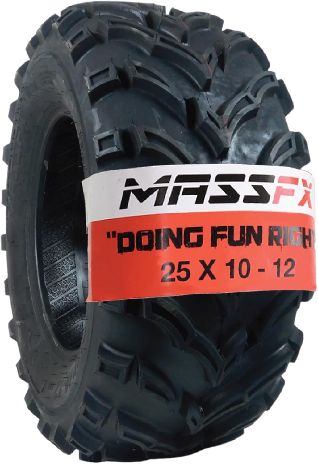 New MASSFX MS single ATV/UTV Tire 25 x10-12 Rear, 25x10x12 25x10/12