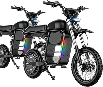 Flydone MT1 5000W Peak Electric Dirt Bike for Adults Obsidian | 52V 20Ah Battery 45 MPH Top Speed, 300Nm Torque, Air Suspension & Durable Tires for Gravel, Mud and Uneven Trails
