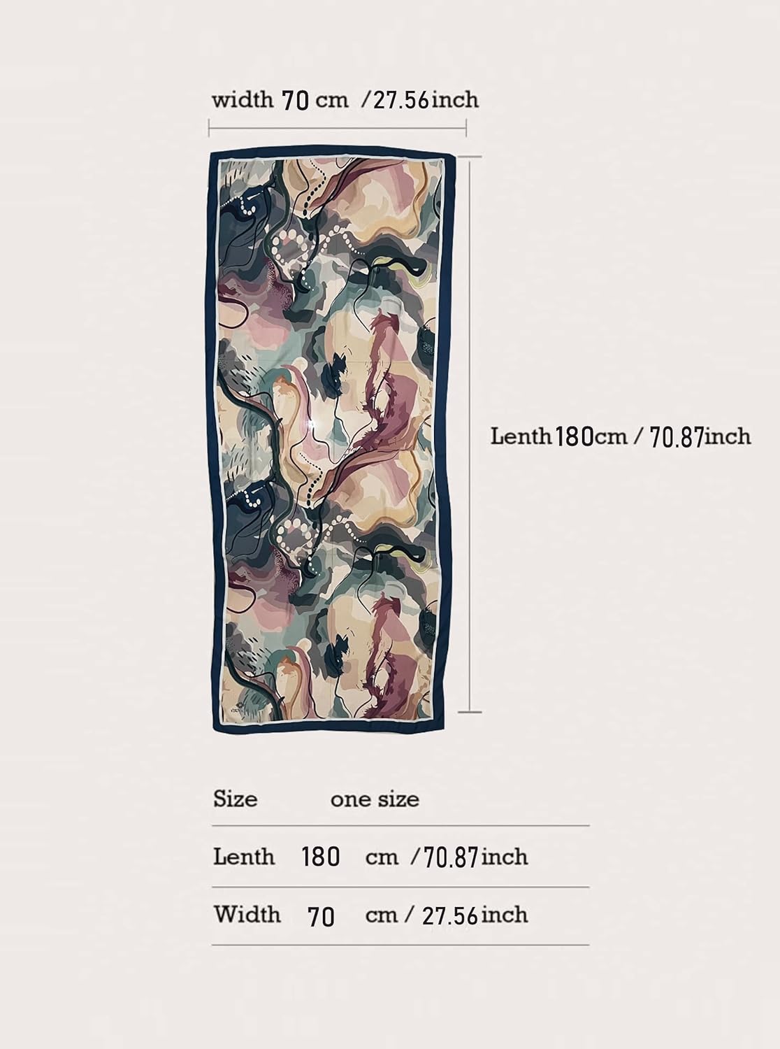 Boho Scarf Hijab for Women Lightweight Floral Printed Scarves Fall Winter Fashion Shawl wraps - Image 4