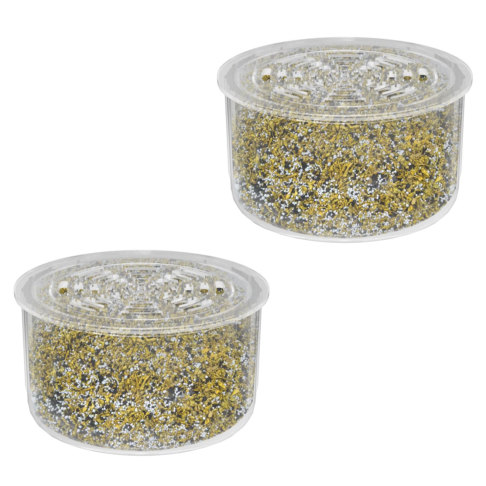 2 Pack Shower Head Filter Replacement Cartridge Compatible with All Canopy Handheld & Fixed Filtered Shower Head, Water Softener Filter for Hard Water