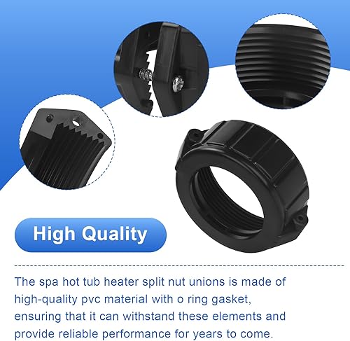 Miniatura 3 de 2 piezas de calentador de bañera de hidromasaje de spa con juntas tóricas de tornillo de repuesto para balboa Gecko bañera de hidromasaje y spa,