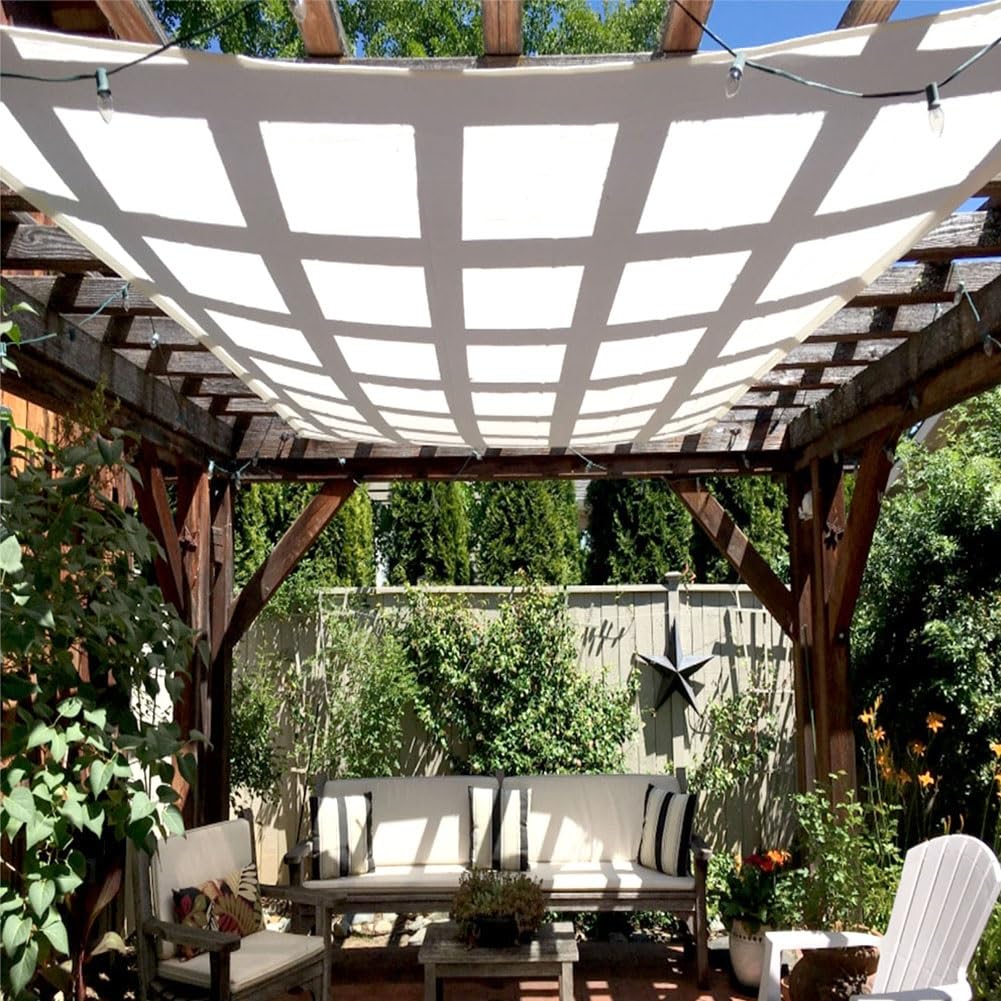 Filet de jardin respirant pour plantes – Tissu en maille de 4 x 4 m – Idéal pour balcon, serre et piscine – Protège les légumes et les fleurs des parasites