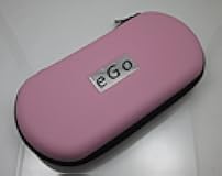 Pink Universal Ego Zippered Case with Mesh Pockets for Vaporizer Hookah Vape Pen
