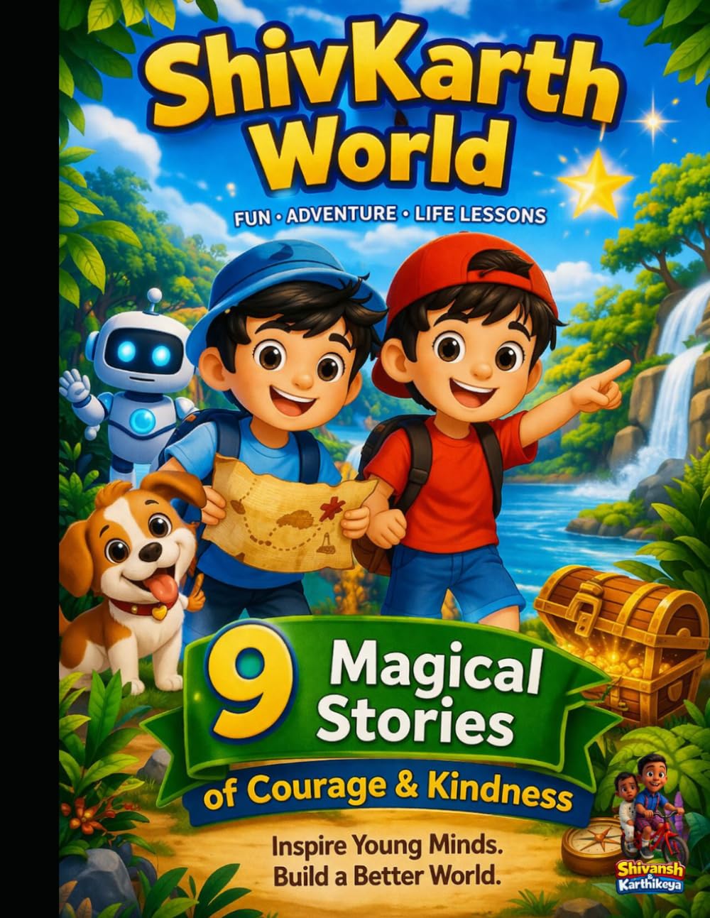 ShivKarth World: 9 Magical Adventures of Courage & Kindness