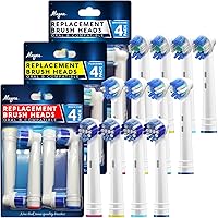 Vista 2 de Cabezales de repuesto para cepillos de dientes compatibles con Oral-B Braun, paquete de 12 Mejor cepillo de dientes eléctrico compatible con Oralb