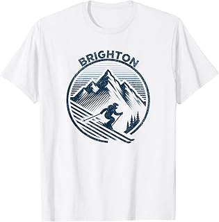 Brighton Utah Ski Resort Winter Skiing T-Shirt