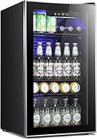 Vista 21 de Antarctic Star - Minirrefrigerador de bebidas con capacidad para 120 latas, dispensador pequeño con puerta de vidrio, para gaseosas, cervezas