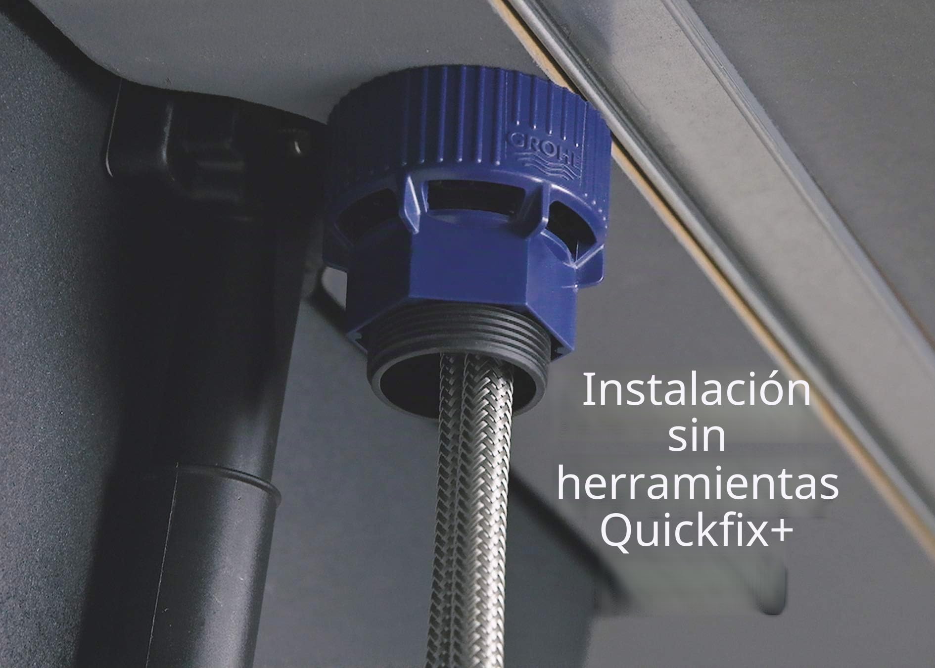 Grohe BauEdge - Grifo de cocina - Monomando de fregadero 1/2", cromo, caño alto, (Ref 31367001)