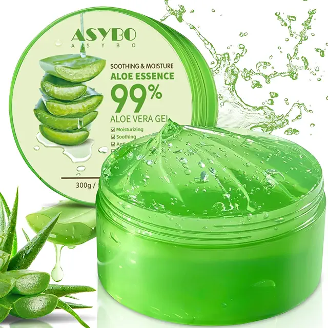 Gel Aloe Vera 300 ml - 99% Pur pour Visage, Corps et Cheveux Hydratant