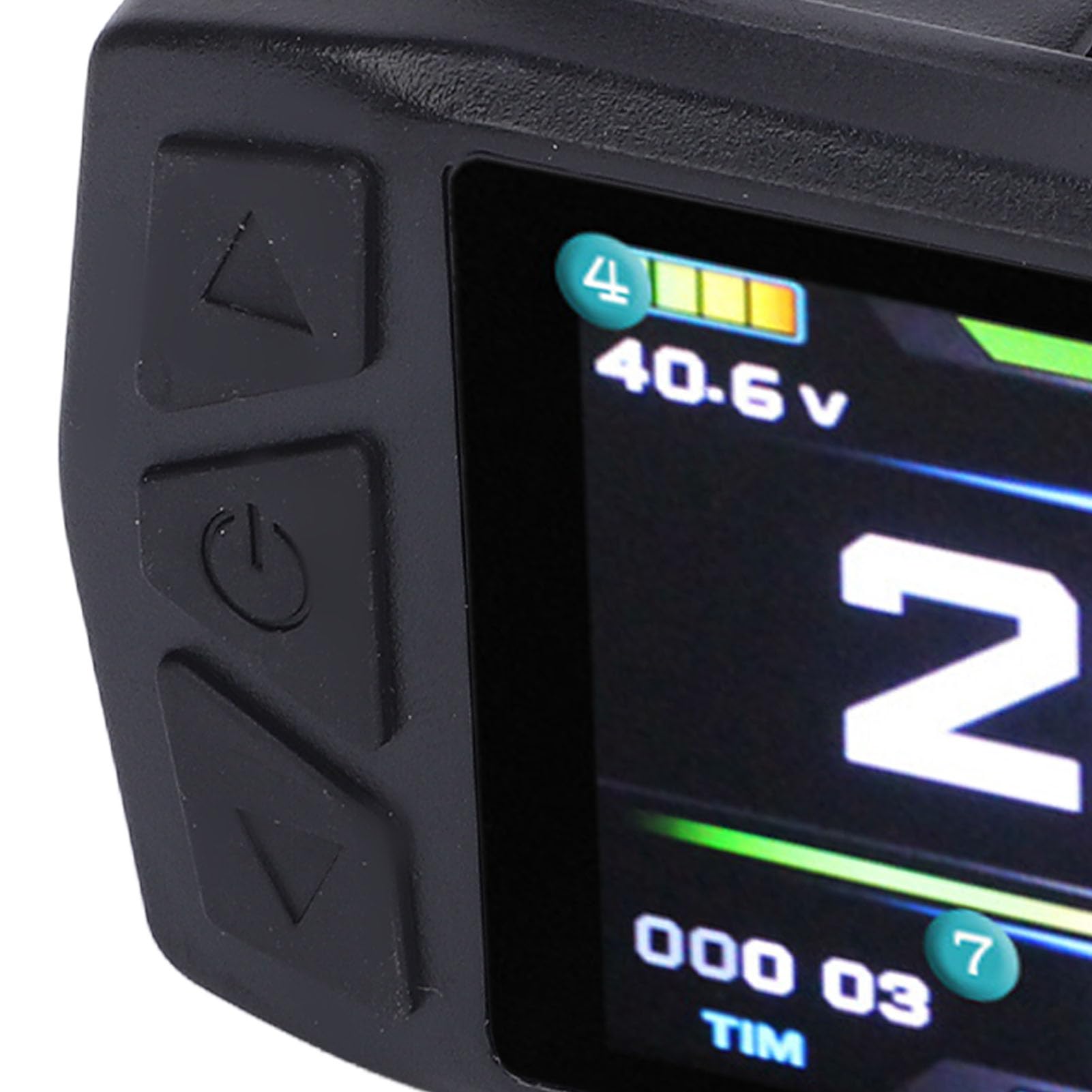 Akozon Pannello LCD per Ciclismo TF01 - Display per Ciclismo Elettrico con Porta di Ricarica USB e Controller Connettore - Elettronica per Sport e Tempo Libero