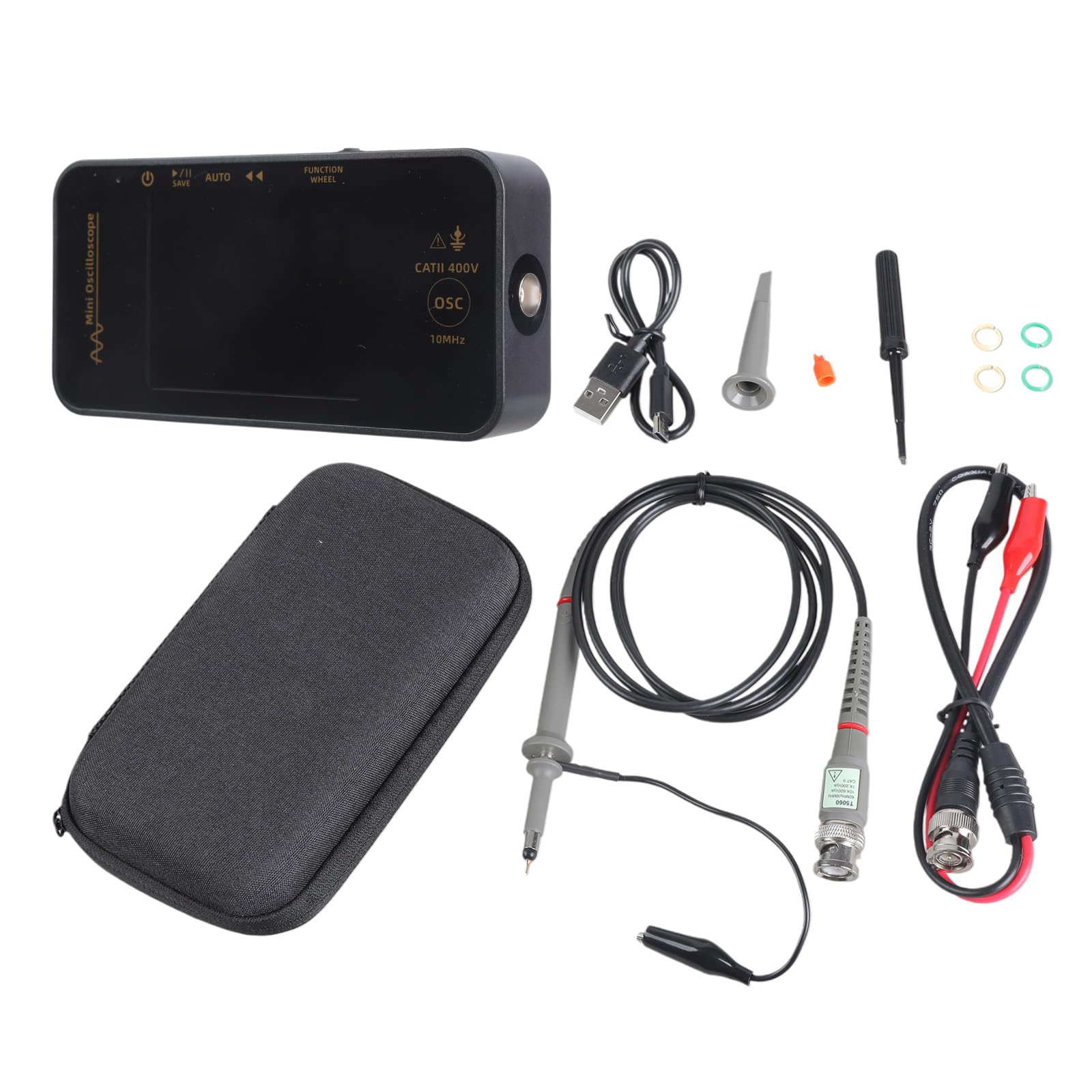 Oscilloscope numerique portable LCD 8.1 cm bande passante 10 MHz auto trigger pour technicien