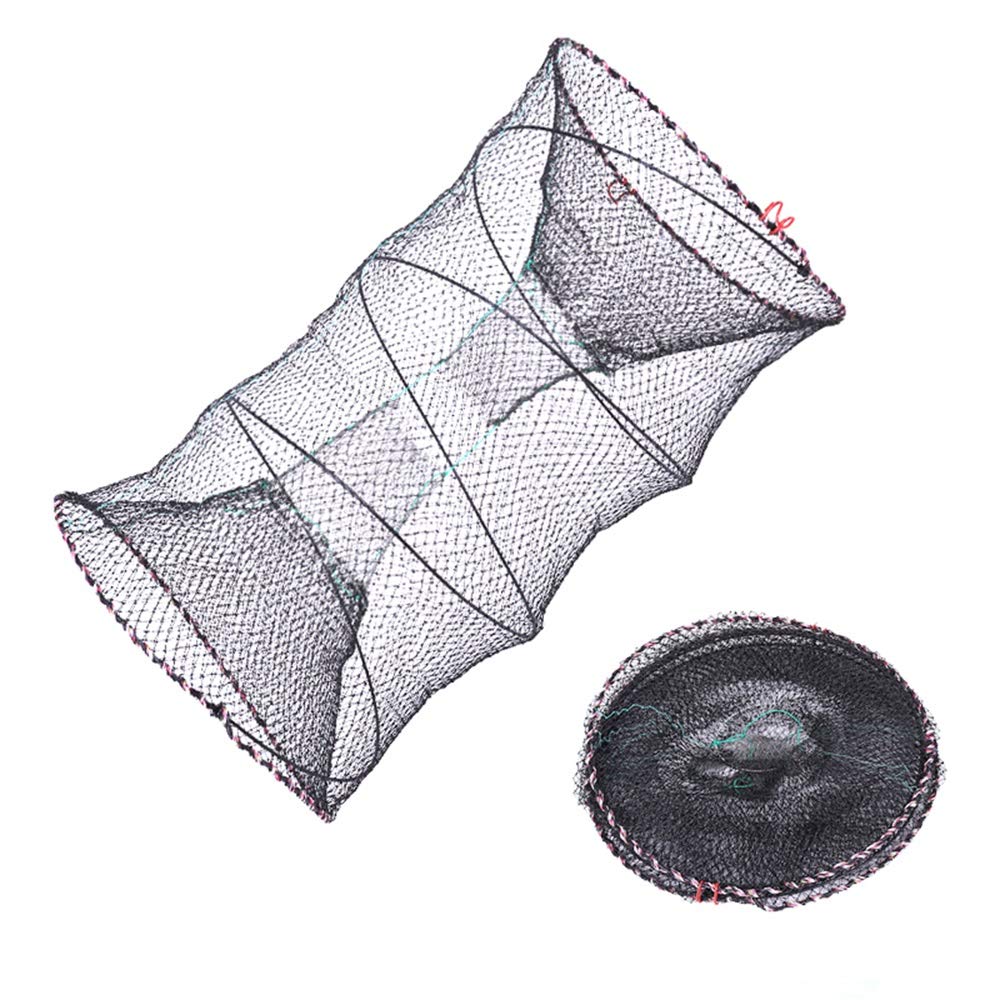 EASY BIG Portable Collapsible Crab Traps, Foldable Crabbing Nets for Lobster, Shrimp, Carp, Crayfish, Galvanized Steel Wire, Polyethylene Mesh โ image 1
