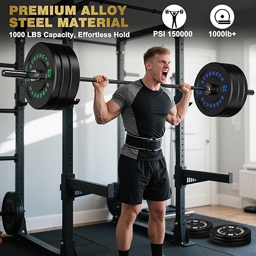 Miniatura 2 de Rendpas Juego de placas de parachoques olímpicas, pesas de goma virgen para entrenamiento de fuerza