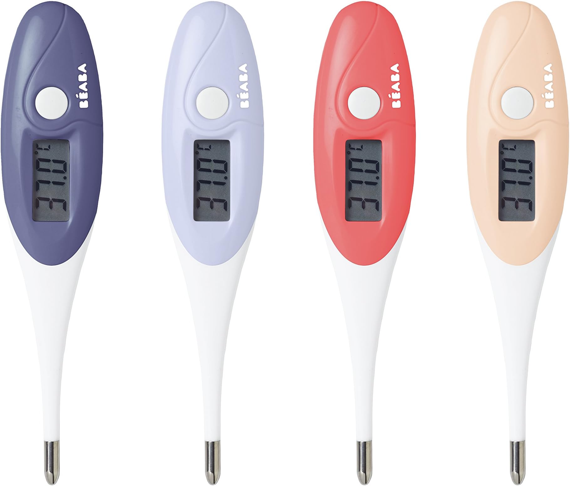 Béaba - Digital Thermometer for Rectal and Body Temperature - Fast Temperature Reading - Alarm Sounds - Waterproof