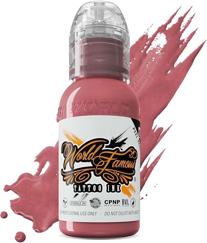 Tinta para tatuagem Prince Albert Pink WORLD FAMOUS TATTOO INK, 30 mL