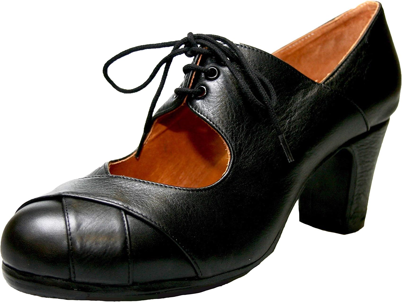 Menkes Flamenco Shoes Dance, Model Cale, Woman, Leather, with Nails