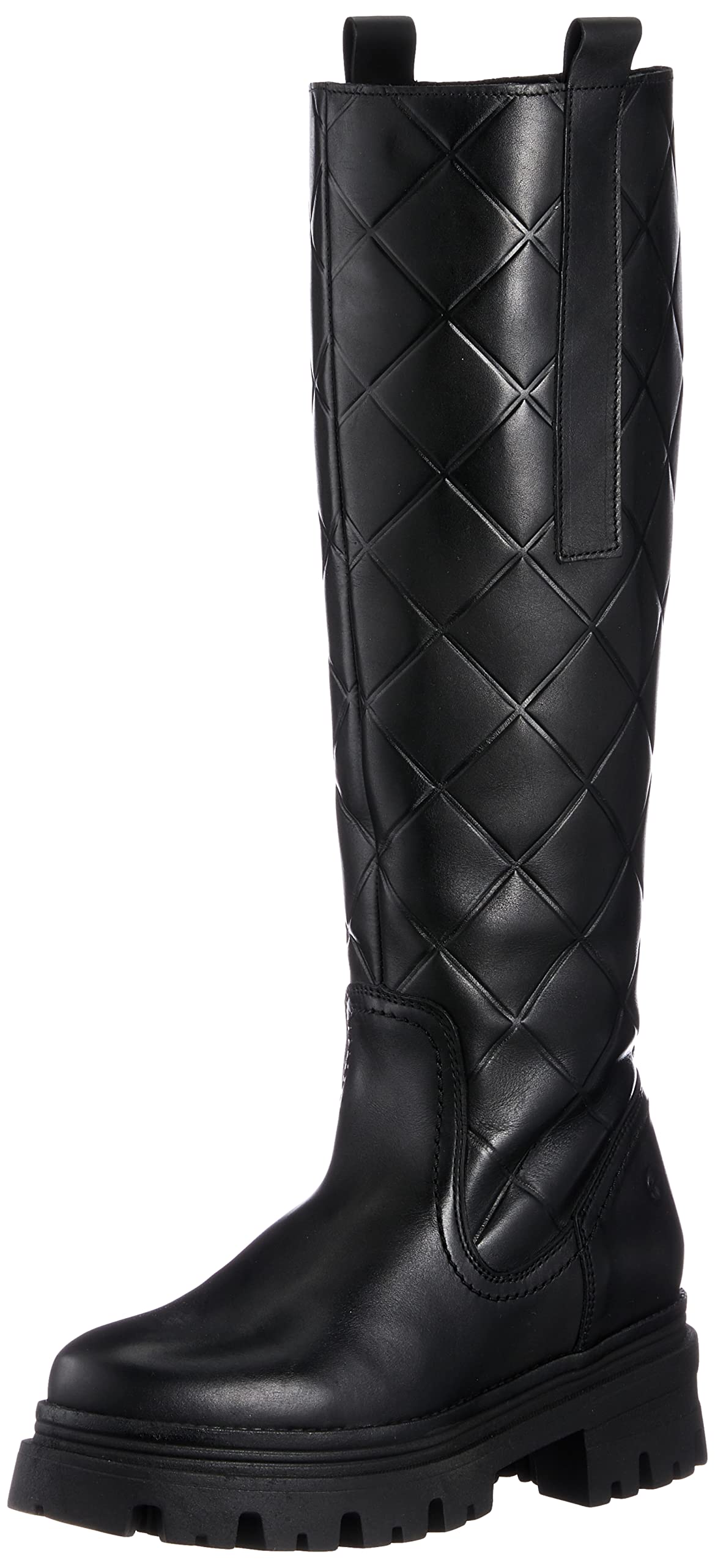 Tamaris 1-1-25633-37, Knee High Boot, BLACK STRUCT.,