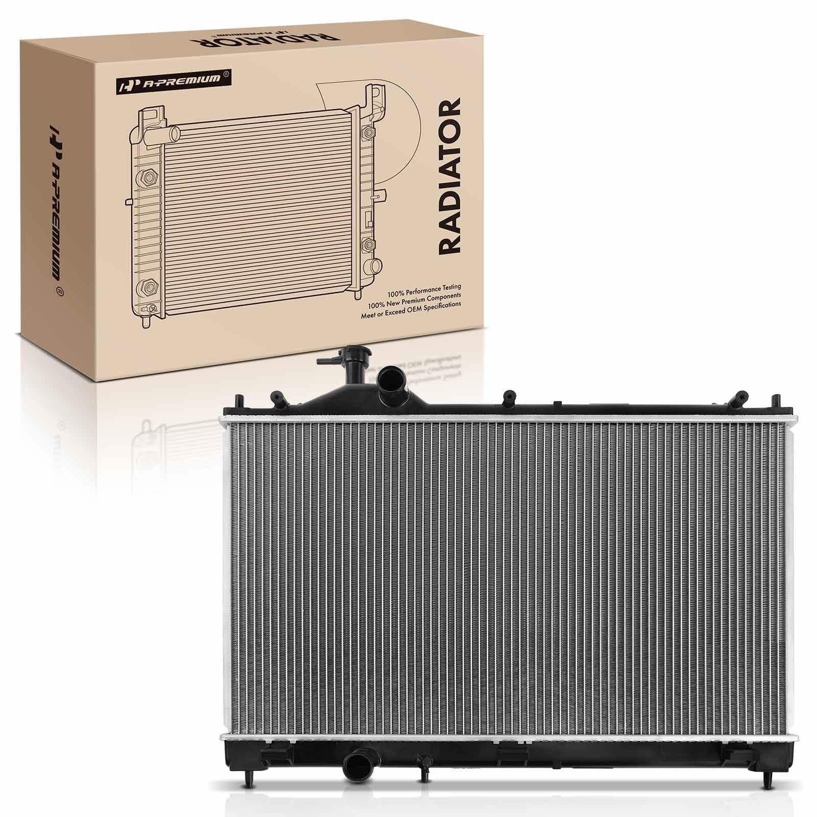 A-Premium Engine Coolant Radiator Assembly Compatible with Mitsubishi Outlander 2014 2015 2016 2017 2018 2019, 2.4L 3.0L, Manual Transmission