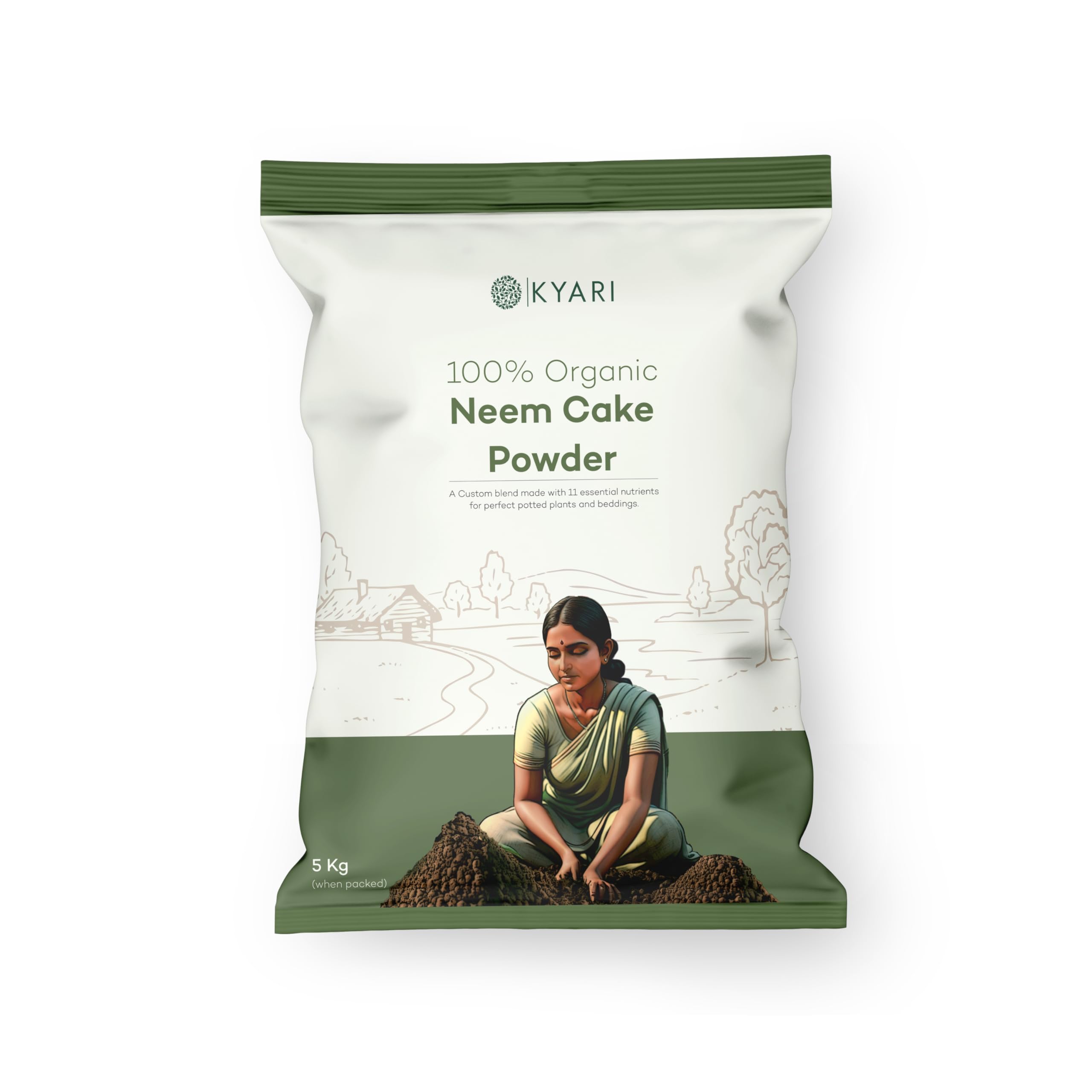 KYARI Neem Cake Powder for Plants 5 Kg - Organic Fertilizer & Pest Repellent (B0D54CGDBH) Amazon Price History, Amazon Price Tracker