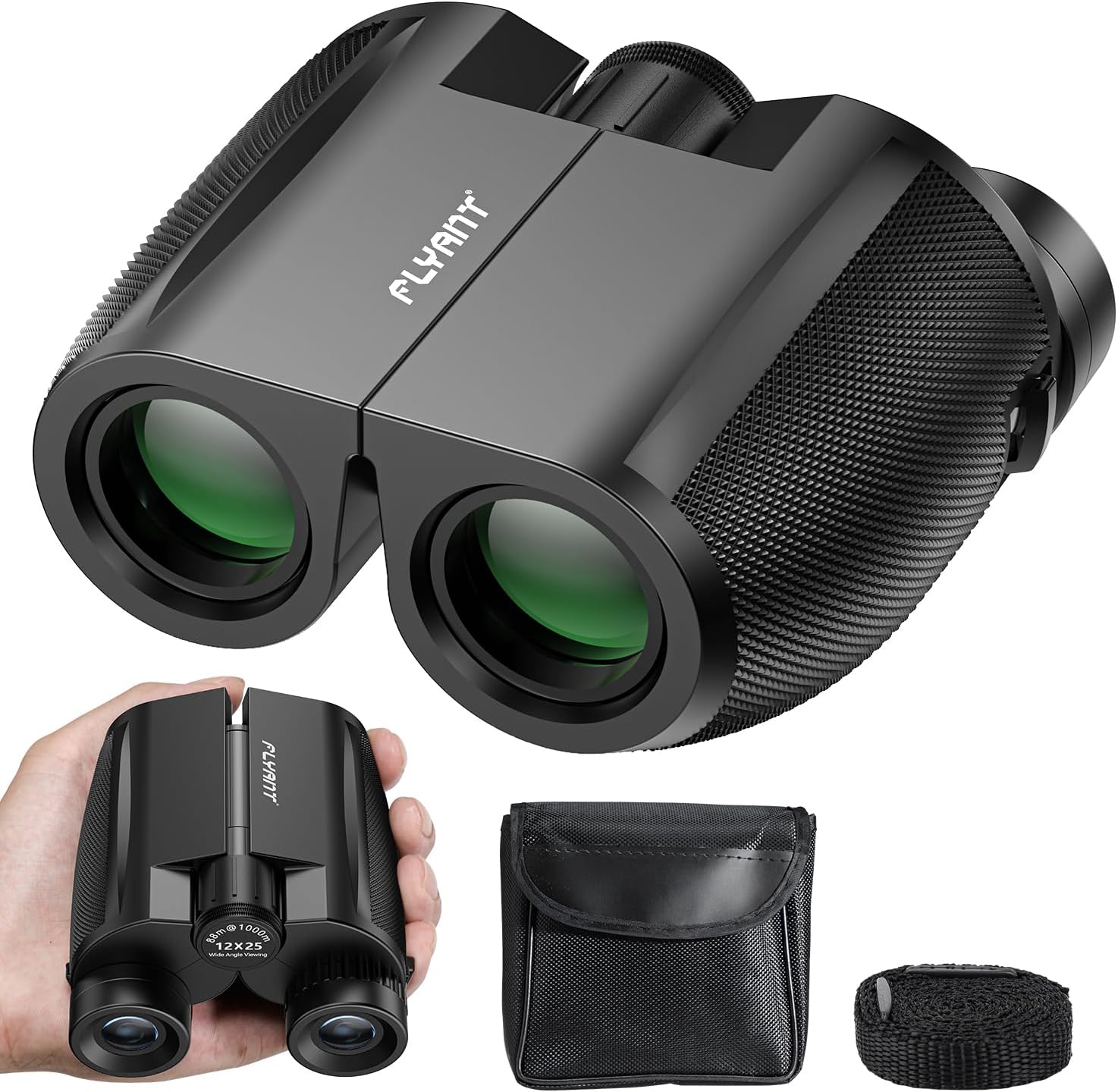 12X25 High Powered Binoculars for Adults, Waterproof