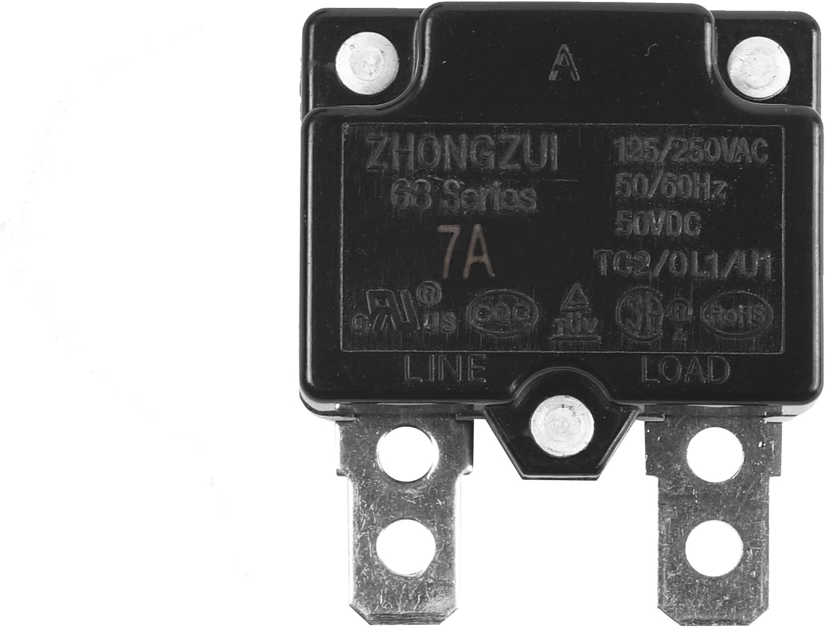 7A Automatic Reset Relay Fuse Therma Switch Circuit Breaker Current Overload Protector Kids Power Wheels Accessories