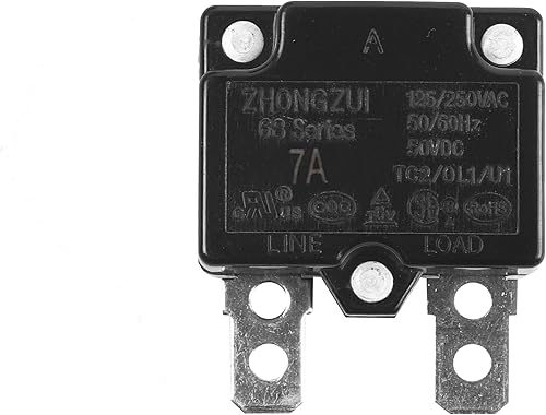 SHENGLE 7A disyuntor auto reset protector de sobrecarga fusible para niños paseo en accesorios de coche