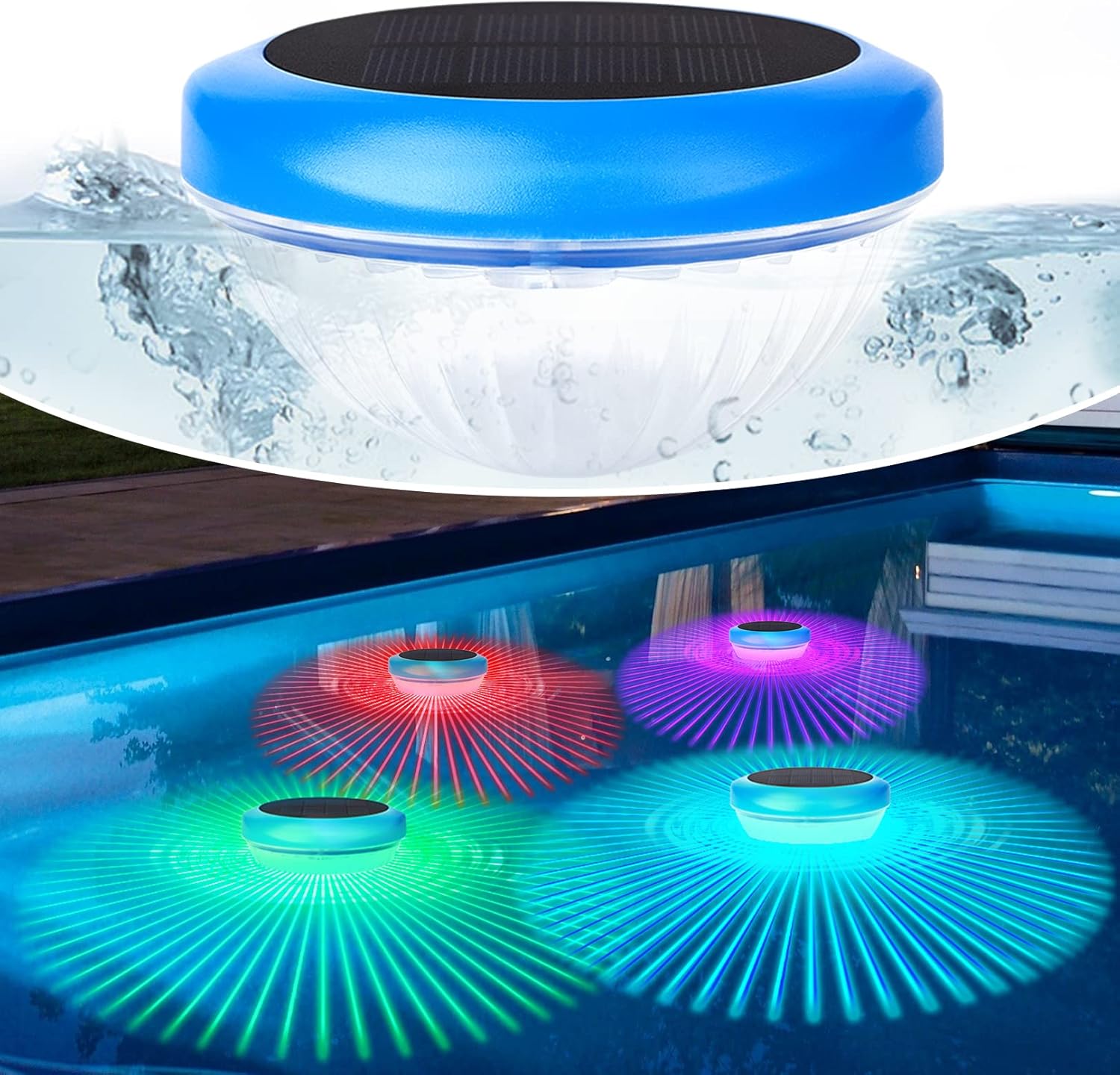 Floating Pool Lights, Pool Lights That Float with RGB