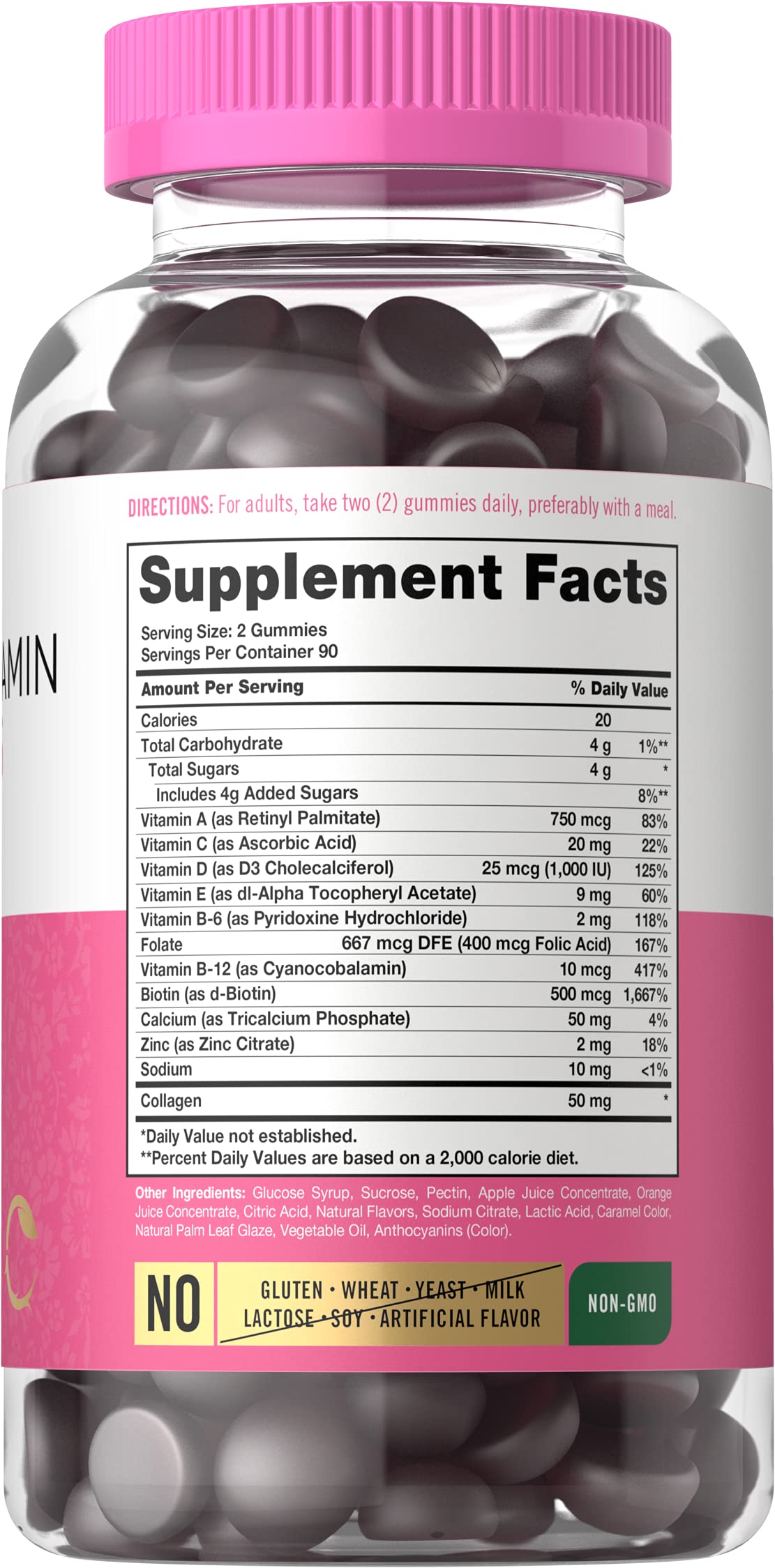 Buy Women's Multivitamin Gummies 180 Count Mixed Berry Flavor