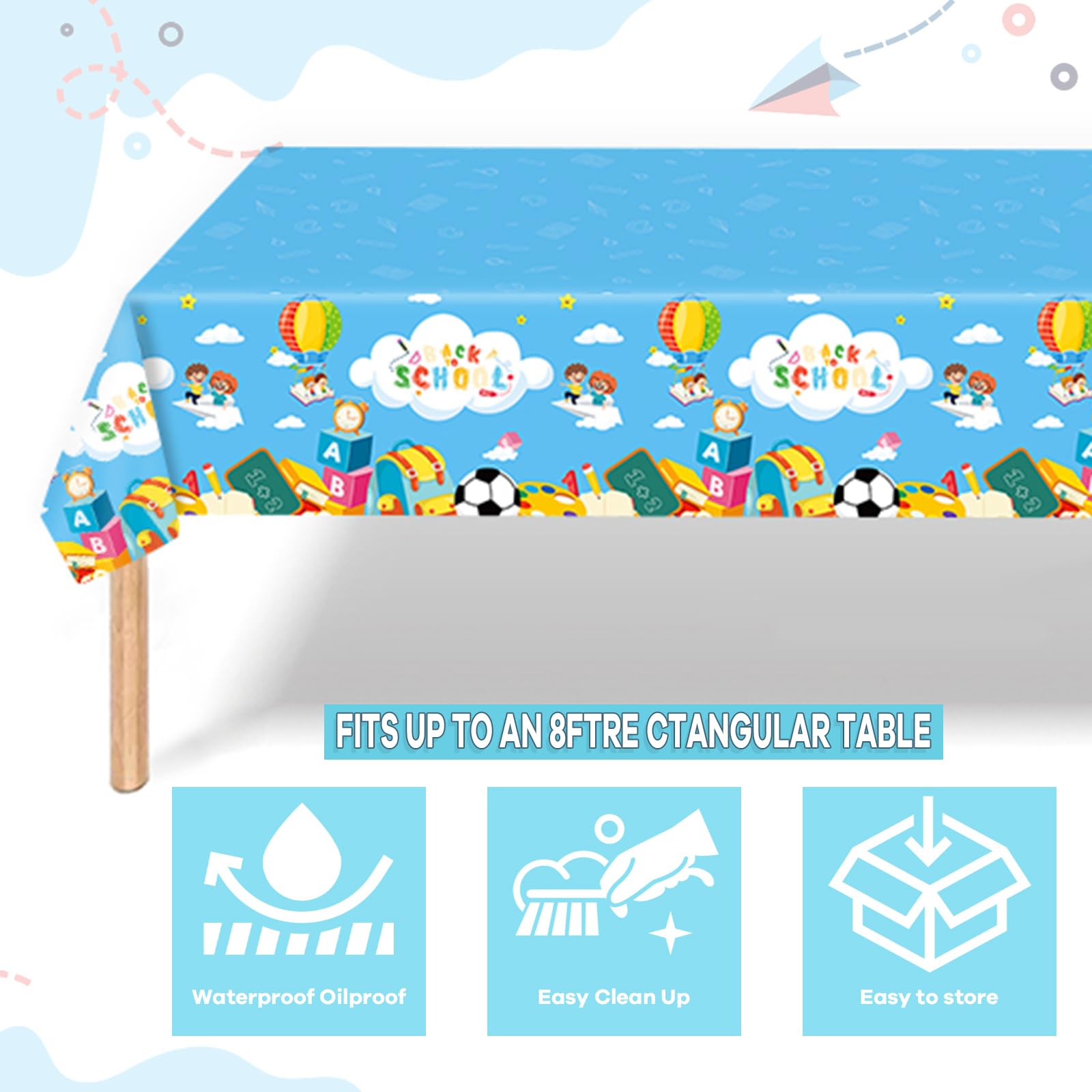 PARTY PARTY Einschulungs Deko Set - Komplettset Für 16 Gäste Mit Geschirr & Deko