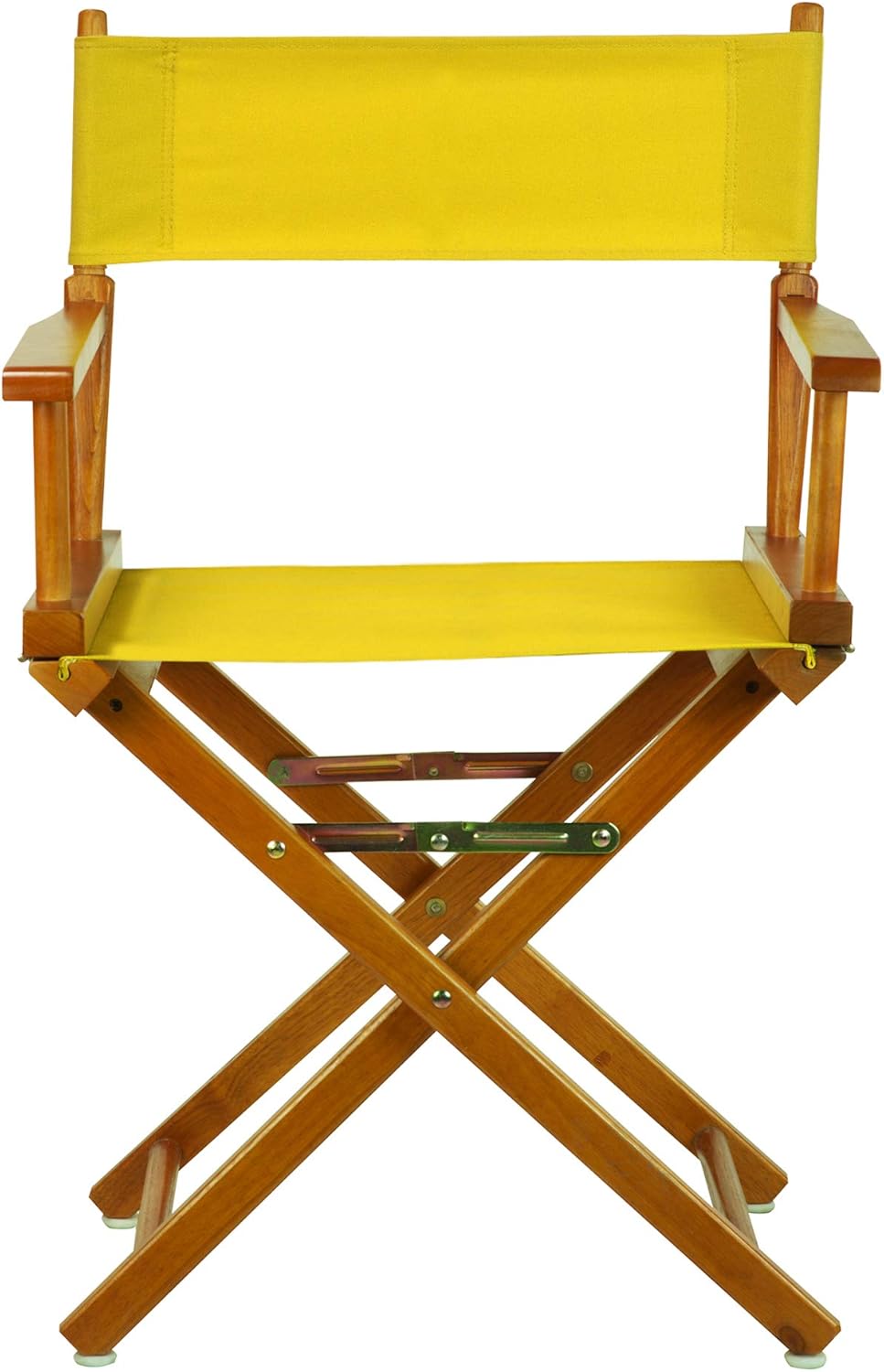 Casual Home 200-55/021-34 Director Chair 18" - Classic Height Honey OakFrame/Gold Canvas