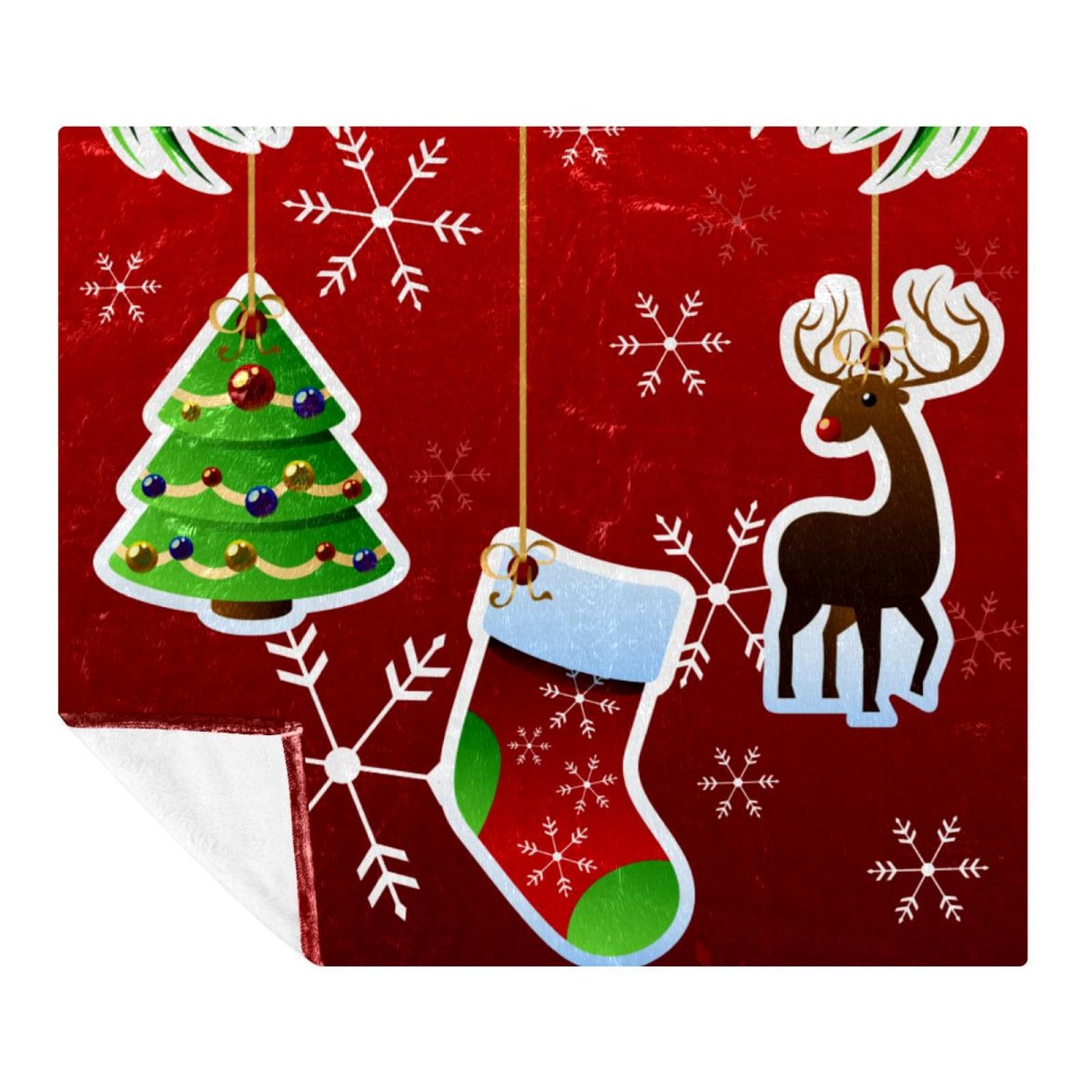 Couverture polaire microfibre 150x200cm cadeau de Noël idéal pour petits et grands