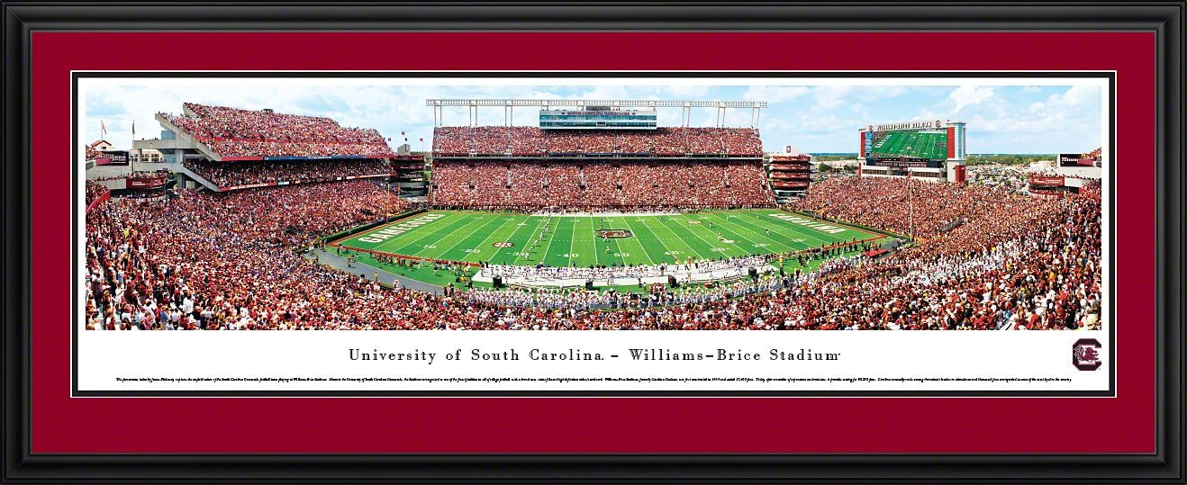 Blakeway Worldwide Panoramas, Inc. South Carolina Football - Panoramic Poster or Framed Picture