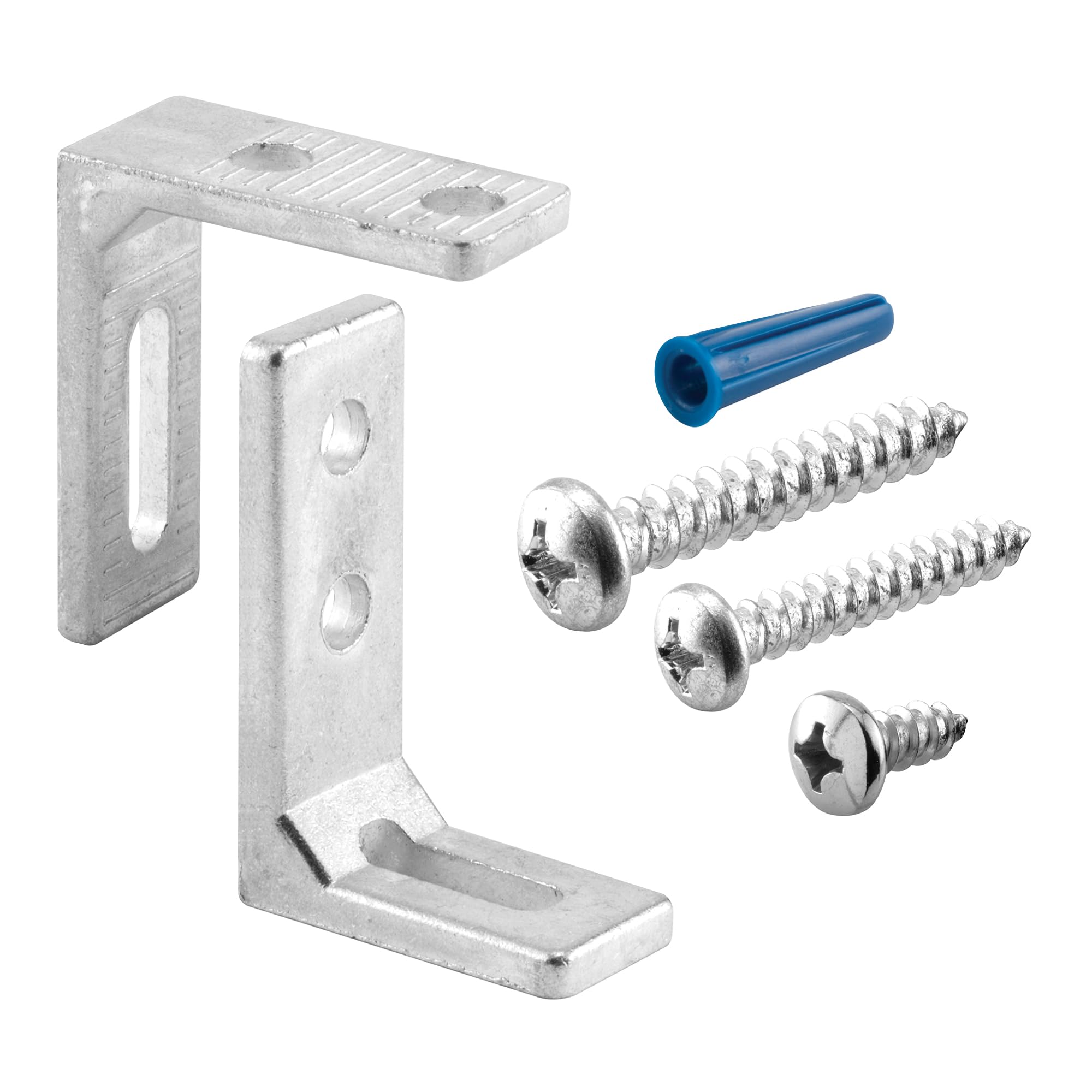 Kit d'ancrage pour pilastre Sentry Supply avec supports en L et visserie de montage