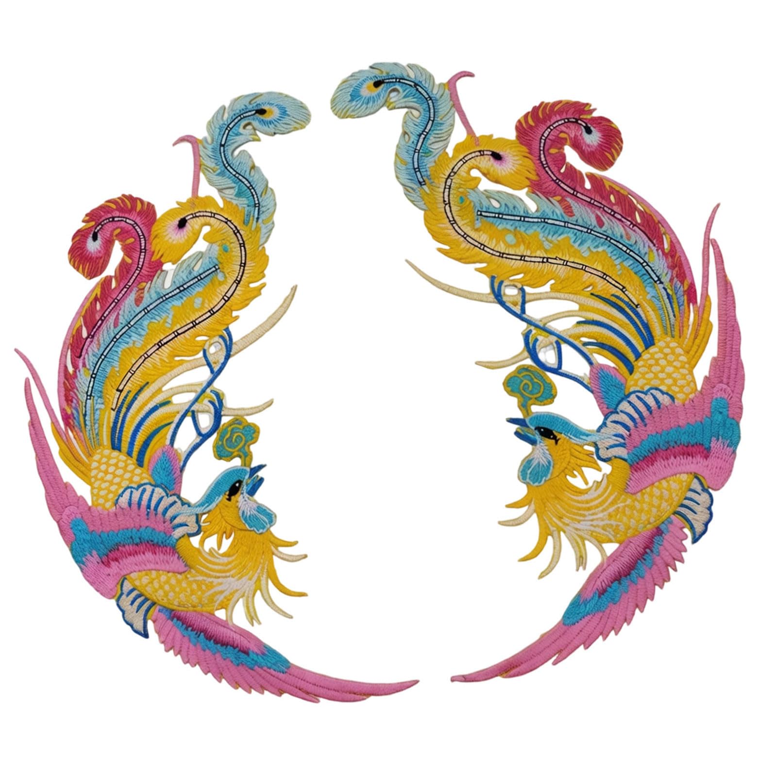 Tsophreniq Bird Embroidery Cloth Applique Sew and Iron on Applique for Garment Shirts Jackets Dress Bag Decoration Sewing Craft Repair on for Clothes