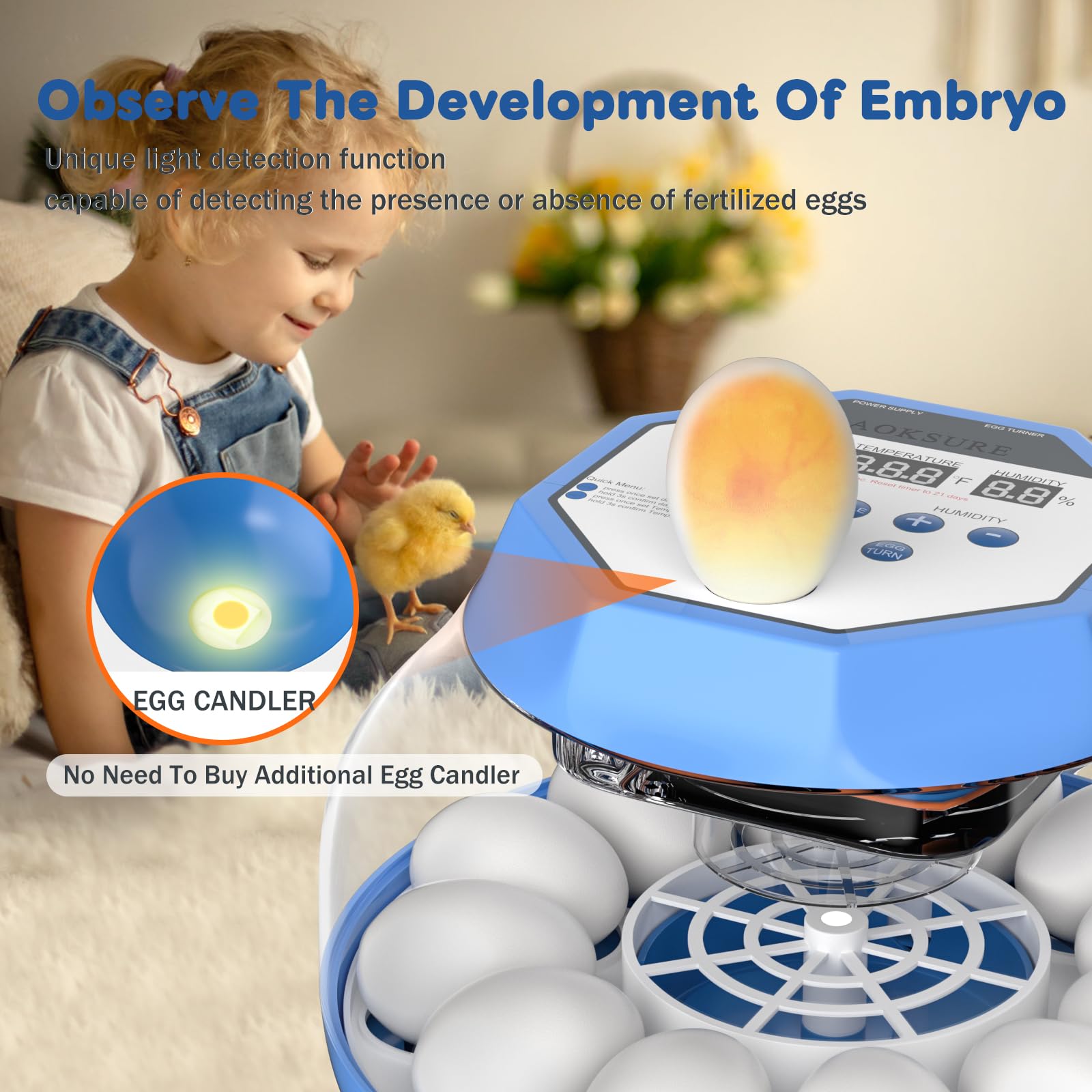 Amazon.com: Incubator for Hatching Eggs12-24 Egg Capacity