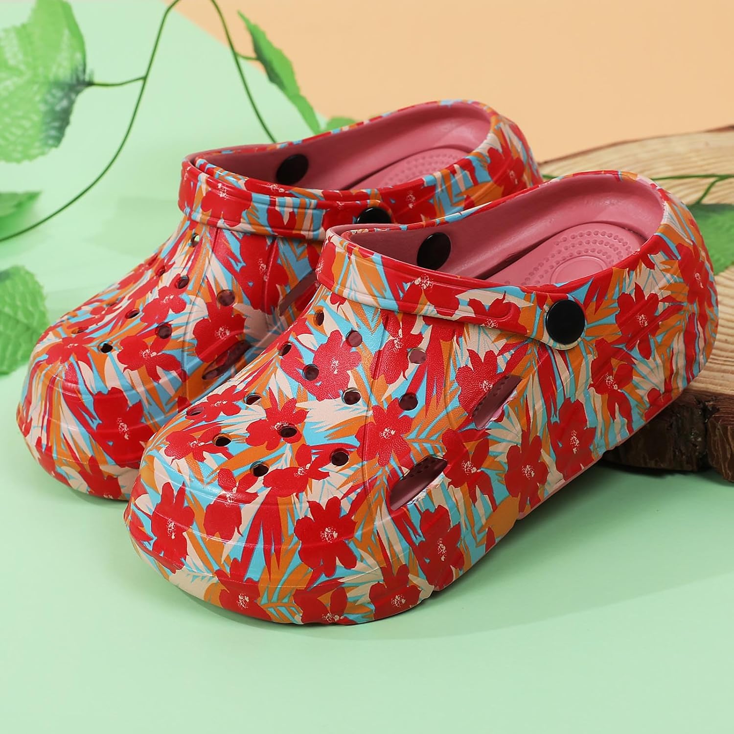 Meidiastra Women's Platform Clogs Slippers Slip On Slide Wedge Sandals for Women - Image 7