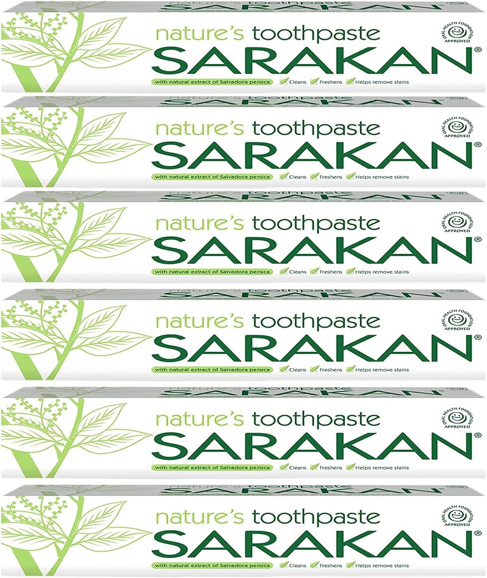 Sarakan Toothpaste 6 Pack by Sarakan