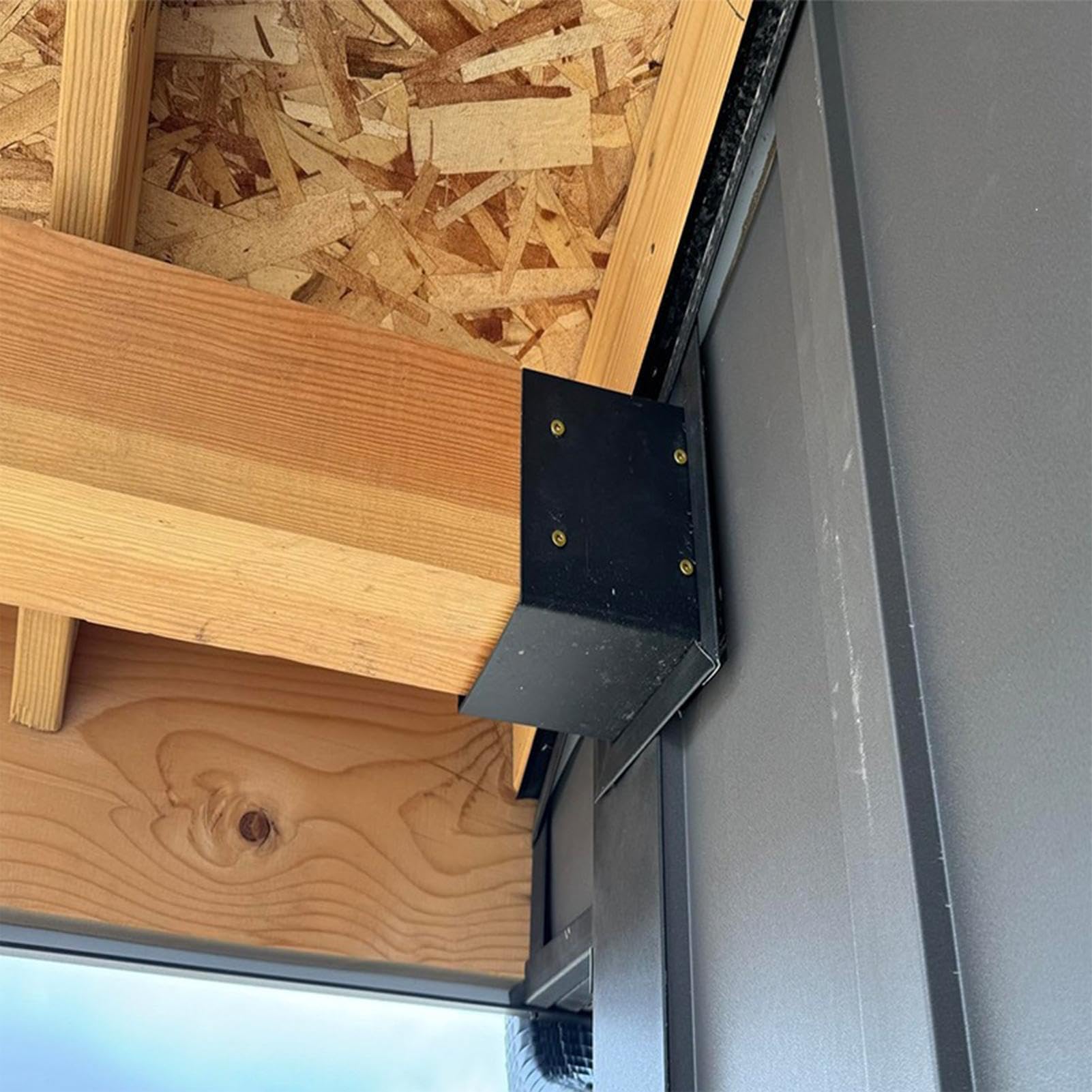 Staffe 4x4 preforate in metallo resistente connettore di supporto