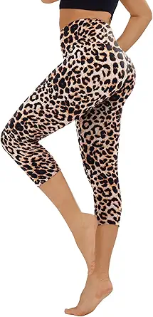 High Waisted Leggings for Women - No See Through Tummy Control Cycling Workout Yoga Pants with Pockets Reg & Plus