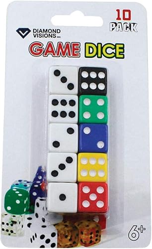 Diamond Visions Juego de dados surtidos de 10 piezas