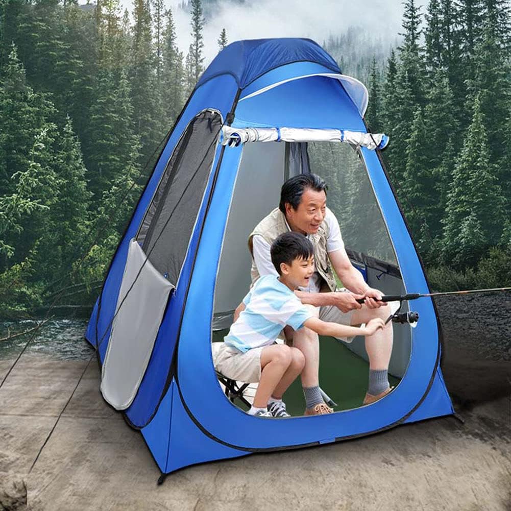 Pop Up Privacy Shower Tent Outdoor Toilet Dressing/Changing Room Portable Changing Tent for Camping Toilet Shower Privacy Shelters – Spacious Extra Tall with Utility Accessories