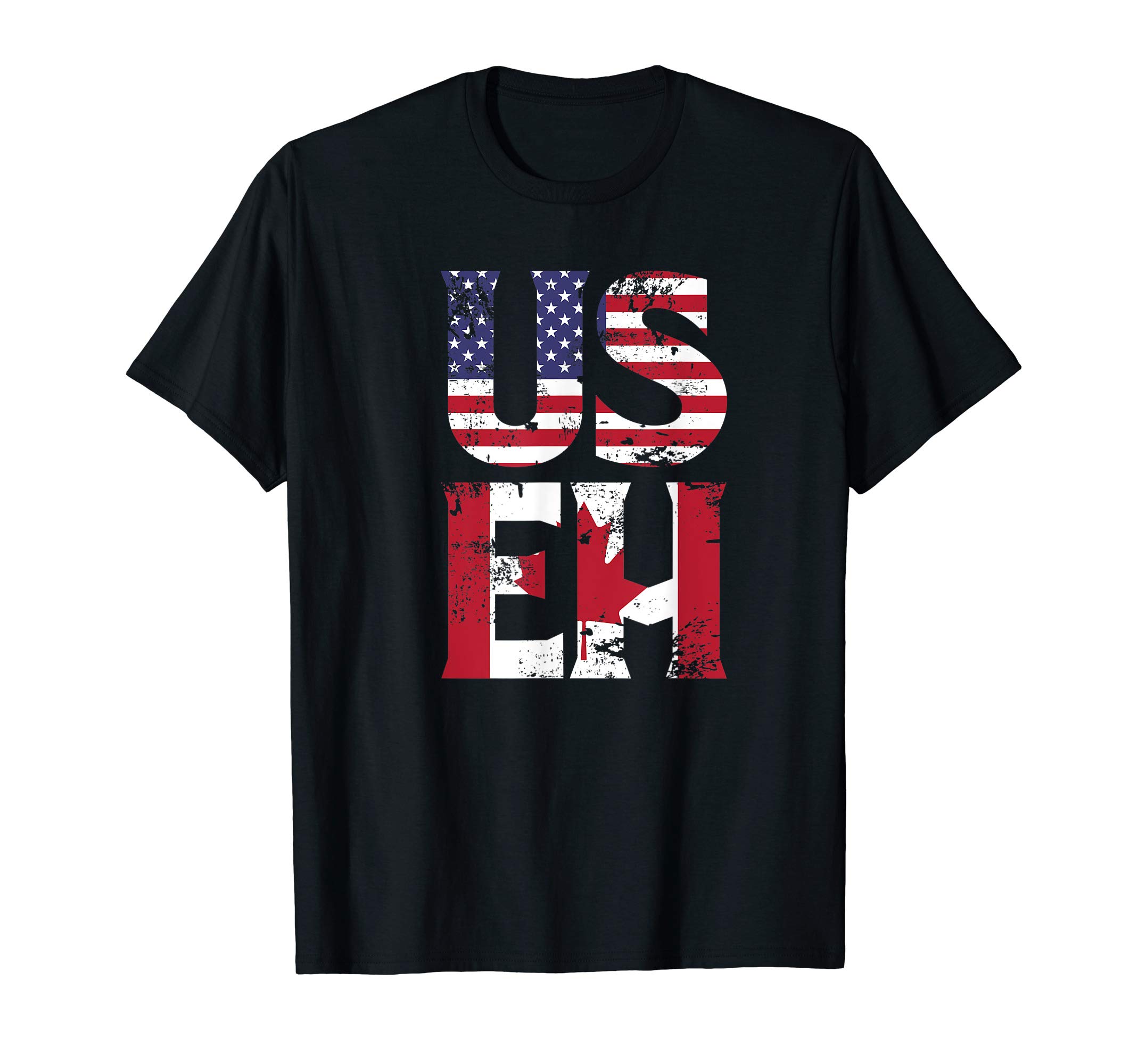 US EH American Canadian Funny Meme Quote T-Shirt