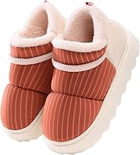 Xnova Women's Warm Winter Slippers, Soft Plush Slippers, Memory Foam Slippers, Non-Slip and Comfortable for Indoor and Outdoor Use